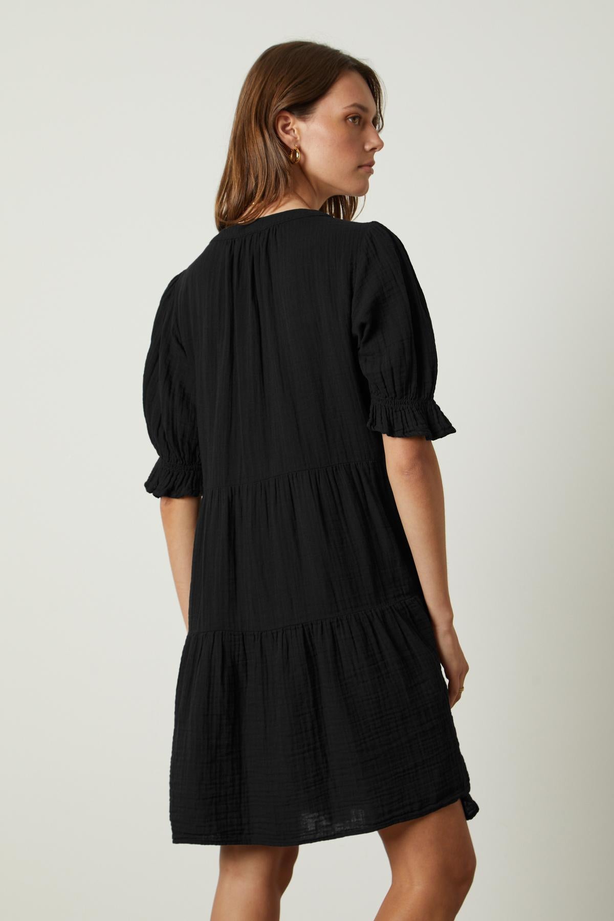 Clarissa Dress Black back-26537647374529