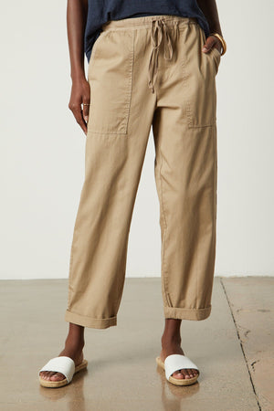 Misty Pant in oak twill front