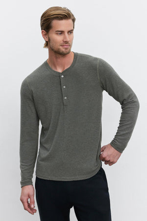 【2plan】Holden Stripe Ribbed Henley Neck Ringer S/S T 550441_LEPP_LF_3L6