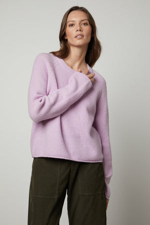 Knit Top for Women - Pink, Gigi