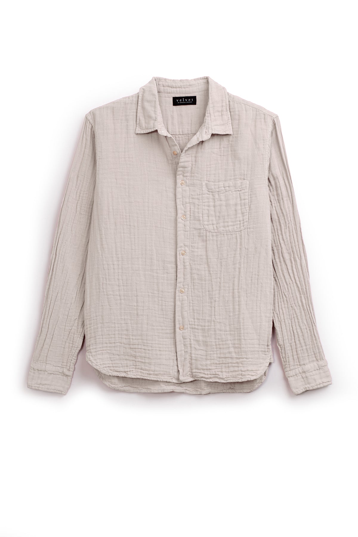 Elton Button-Up Shirt in cirrus flat-26630101696705