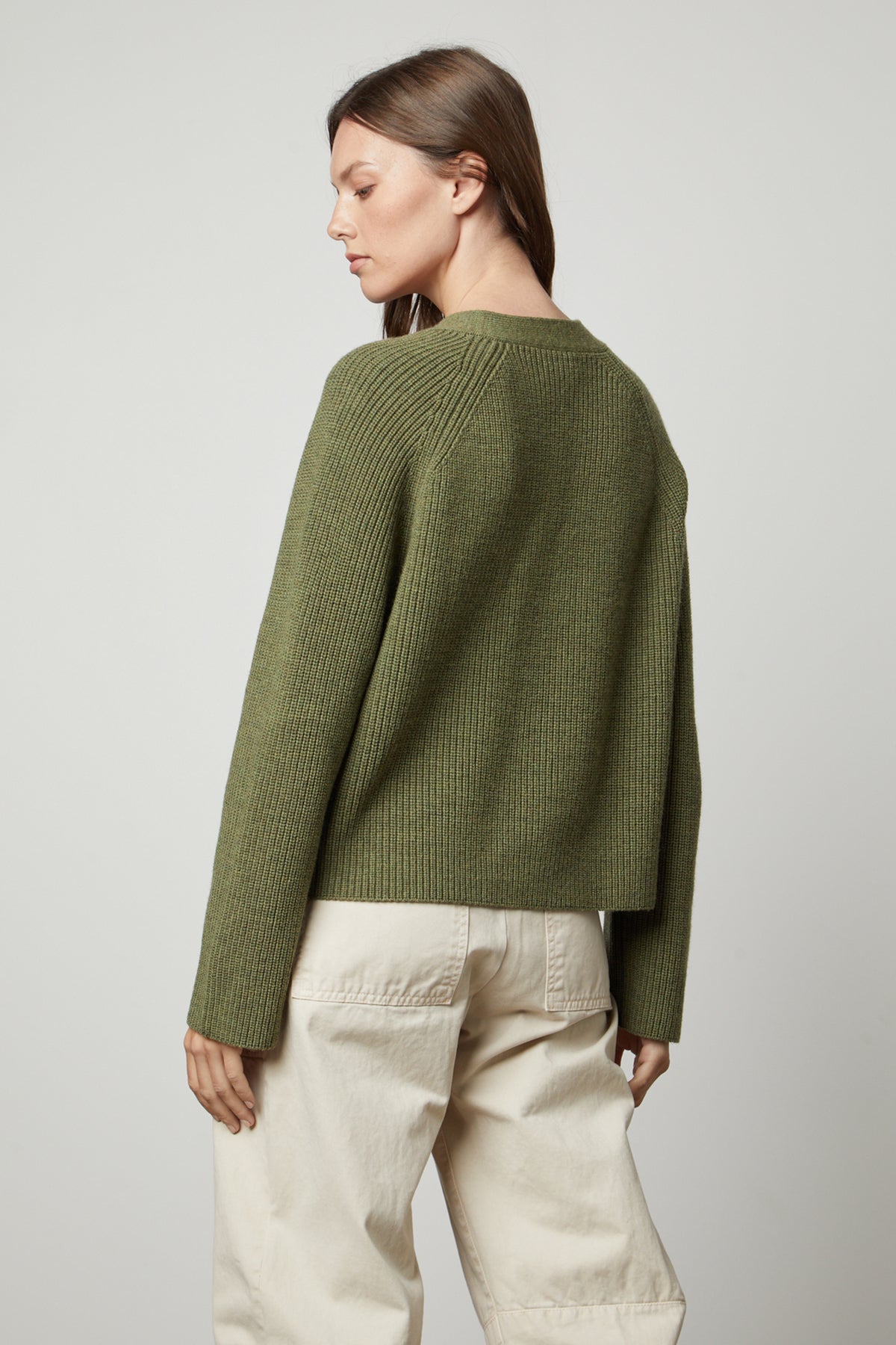 MARILYN WOOL BLEND BUTTON FRONT CARDIGAN – Velvet by Graham Spencer