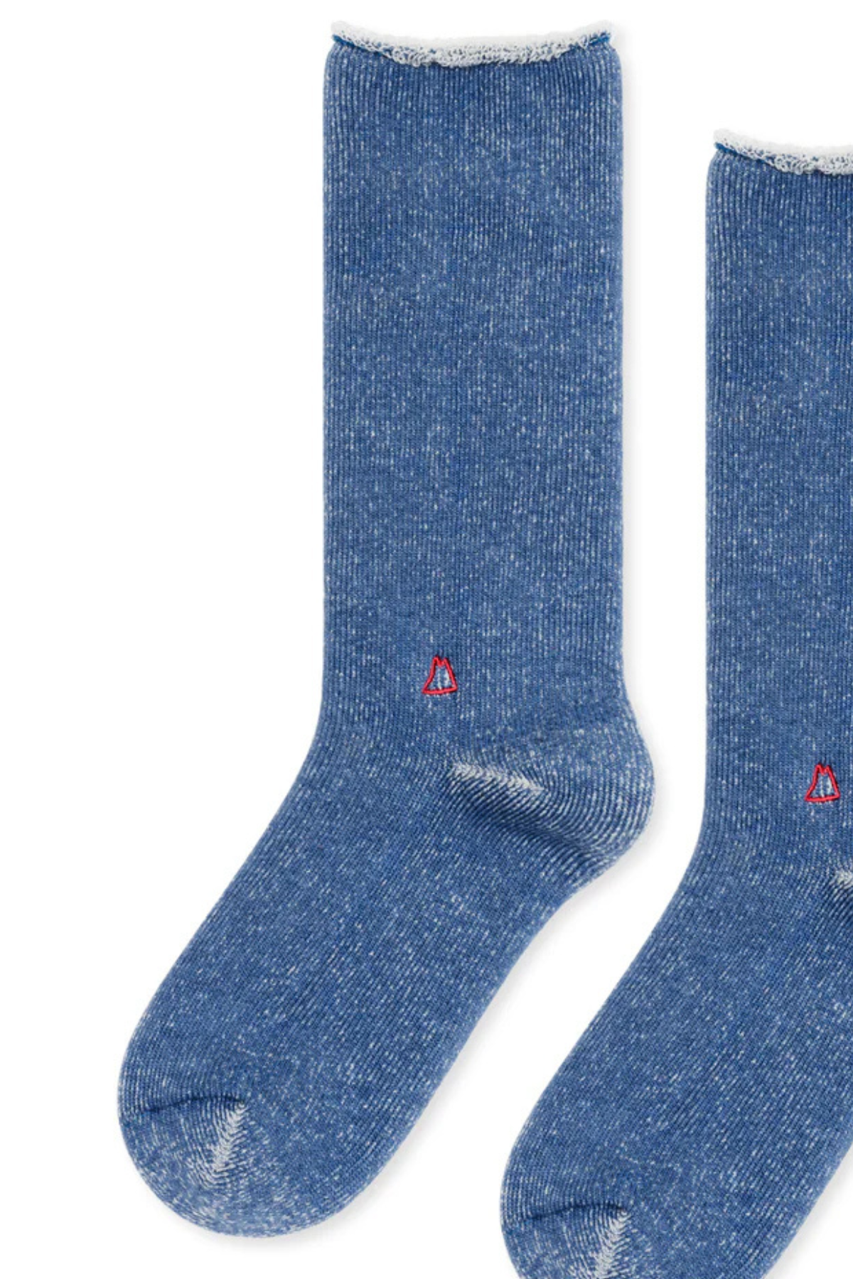   Two blue socks, 