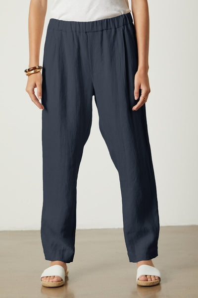 LIVI SATIN VISCOSE WIDE LEG PANT