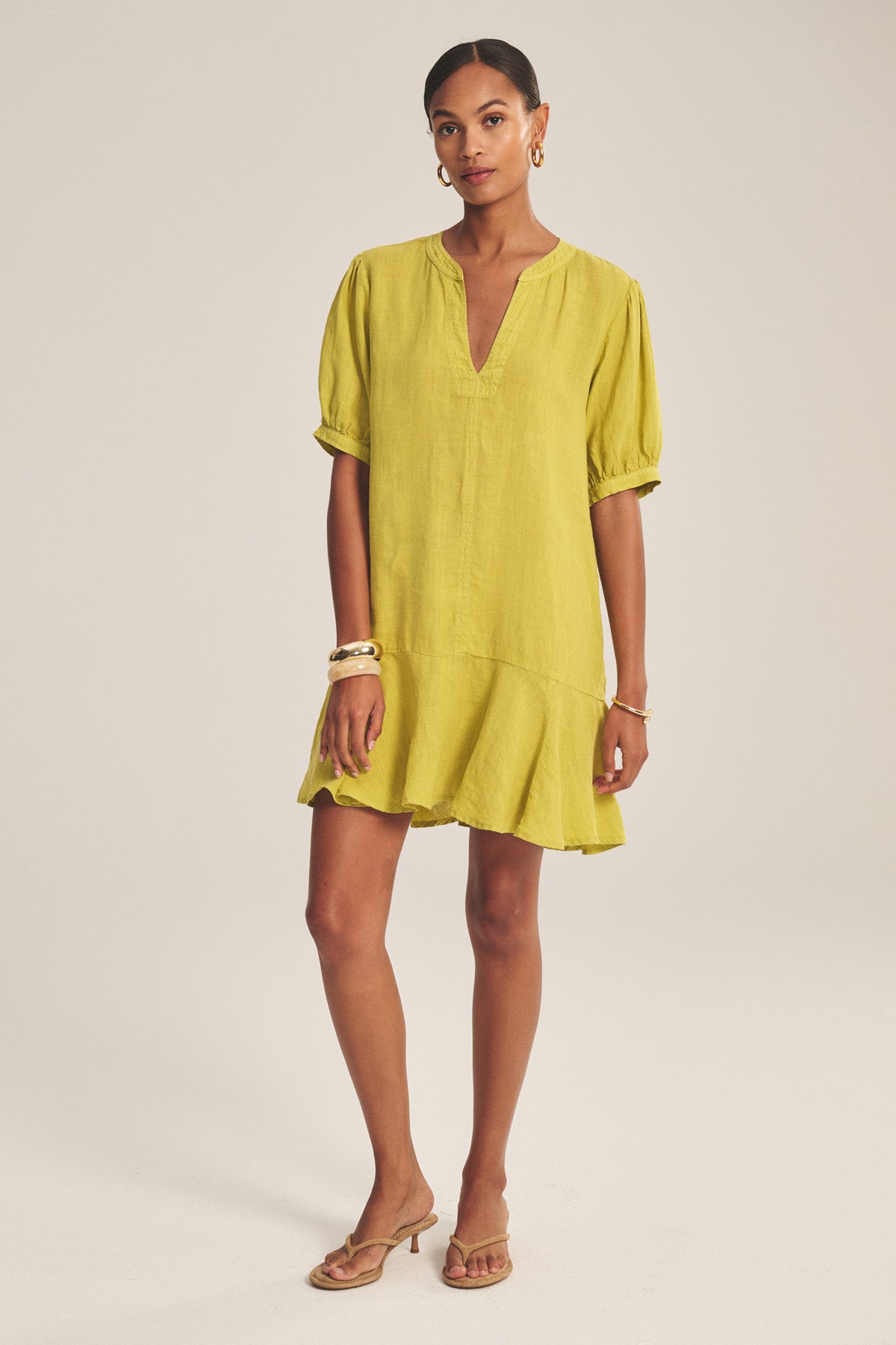 Velvet By Graham & Spencer Meadow LINEN MINI Dress