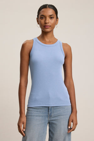CRUZ MODAL RIB FITTED TANK TOP – Velvet by Graham & Spencer