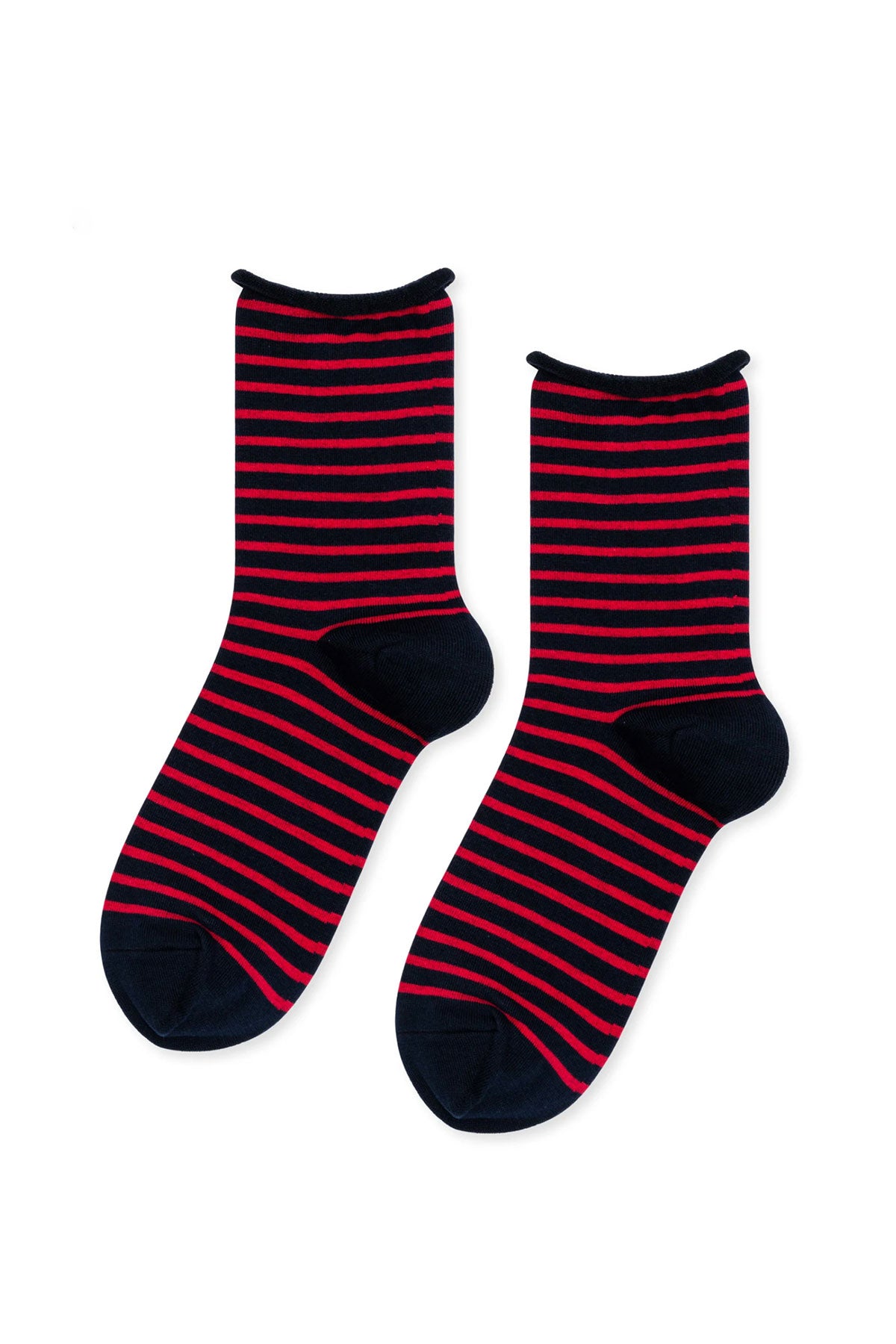   NAUTICAL STRIPE CREW SOCKS BY HANSEL FROM BASEL 