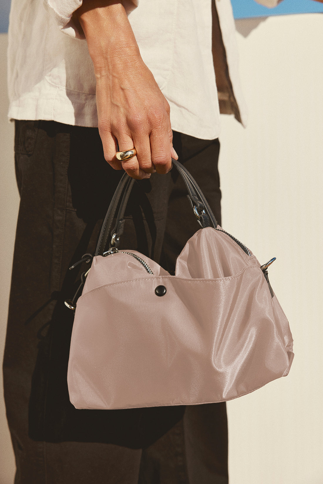 Nylon Rectangle Crossbody