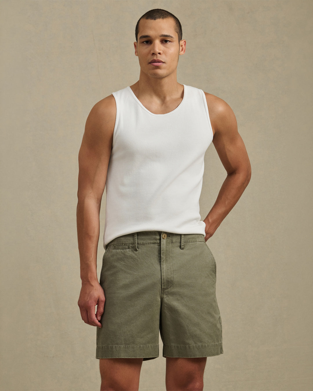 A man wearing Velvet by Graham & Spencer's Joel Short in Axe.