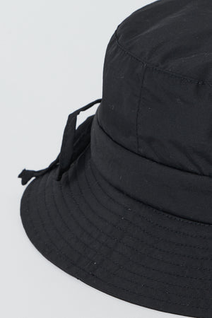 Black Rain Hat close up detail