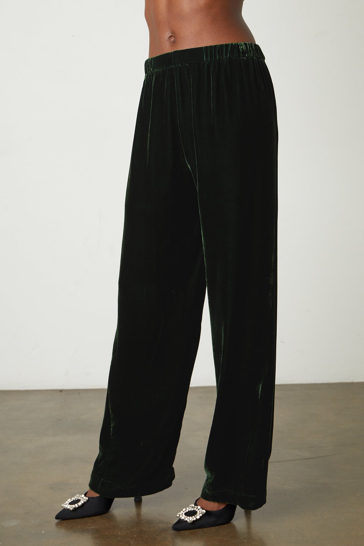 Silk Velvet Trousers