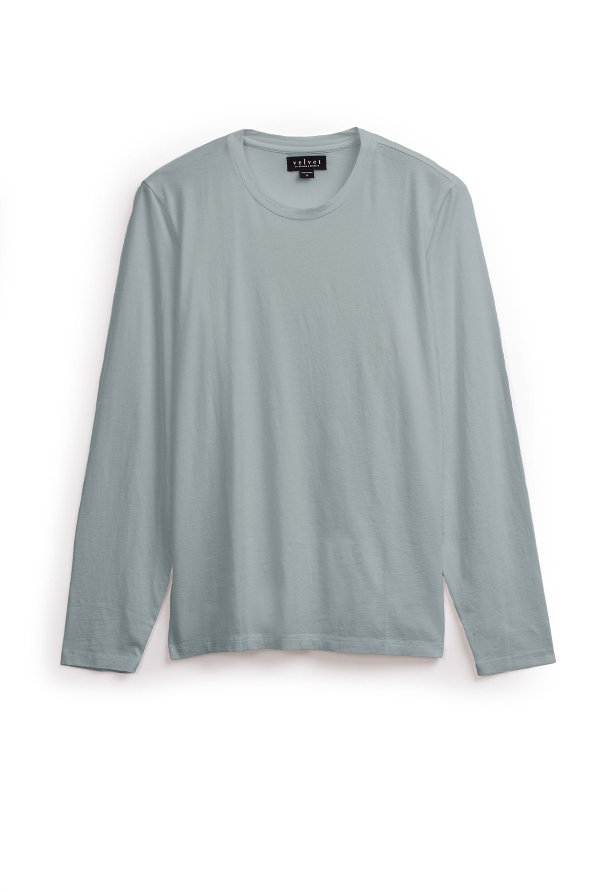   the Velvet by Graham & Spencer SKEETER WHISPER CLASSIC CREW NECK TEE in light blue. 