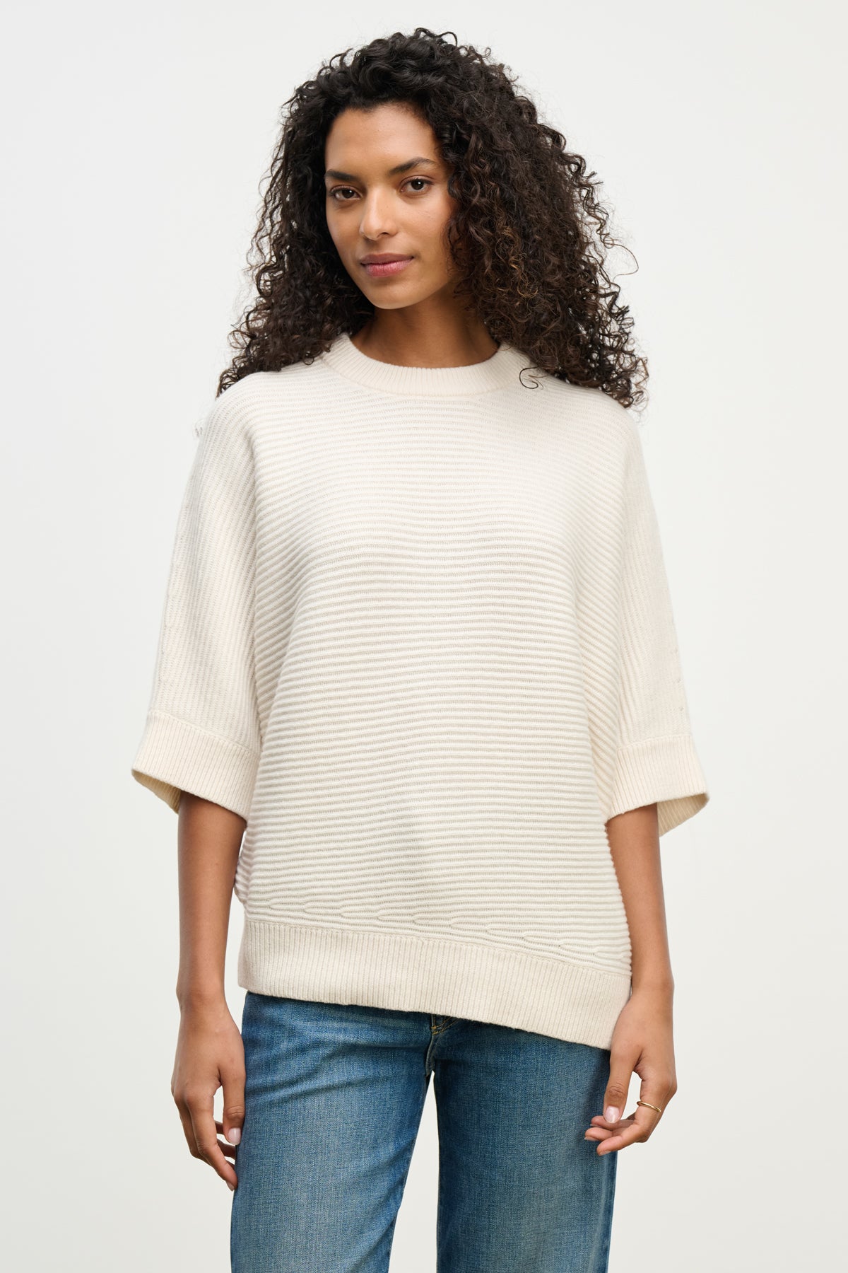 COCO WOOL BLEND DOLMAN SLEEVE CREW NECK SWEATER – Velvet by Graham