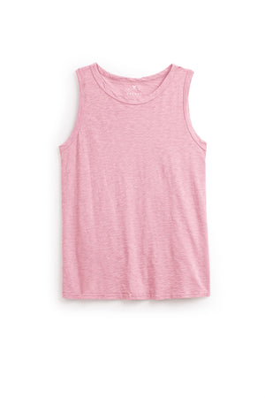 A TAURUS COTTON SLUB TANK by Velvet by Graham & Spencer on a white background with tomboy-inspired flair.