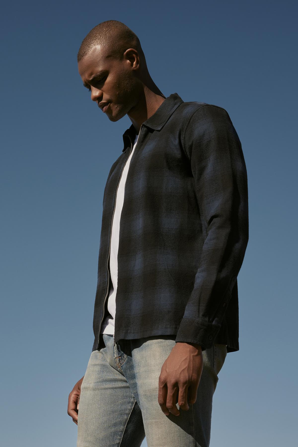 marks dress shirts MARK II Men's Button Med Plaid Dress Shirt L/S Permanent Press Fabric 15-15 1/2