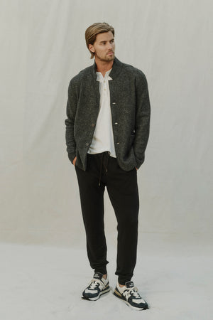 A versatile addition for men's wardrobe - a Bowen Boiled Wool Blend Jacket by Velvet by Graham & Spencer.