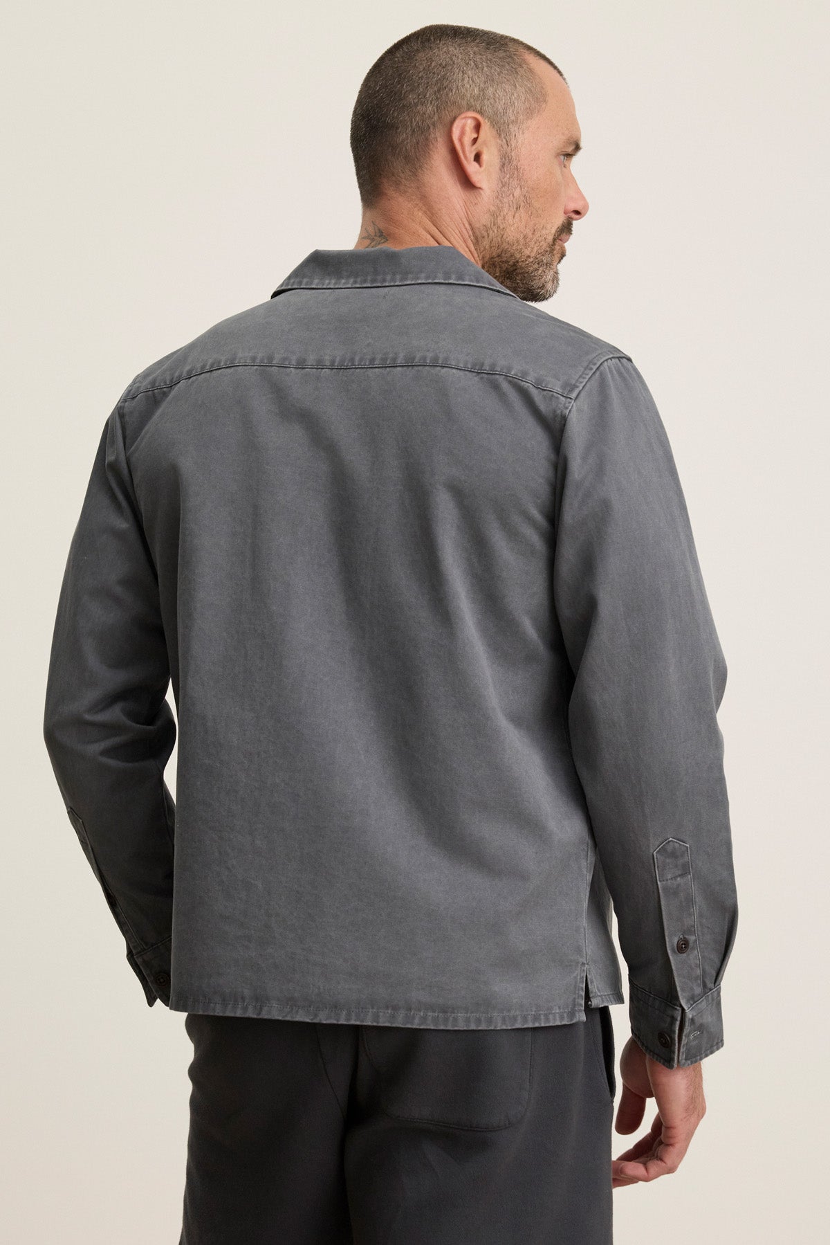 Velvet By Graham & Spencer Clay Shirt Men Jacket - Charcoal Velvet By Graham & Spencer Clay Shirt Men Jacket - Charcoal