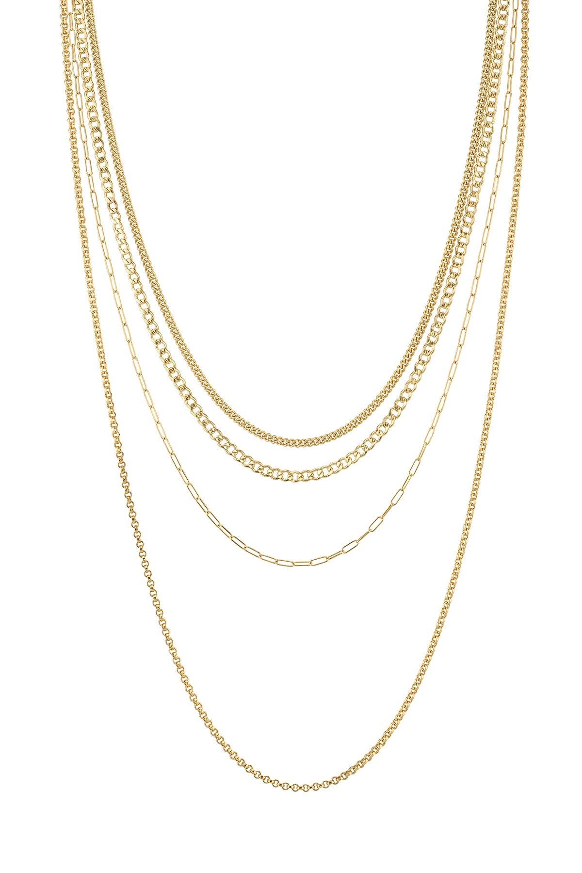   MULTI LAYER CHAIN IN GOLD BY SLOAN 