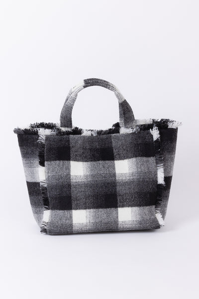 Hat Attack Frayed Flannel Weekend Bag popular NEW