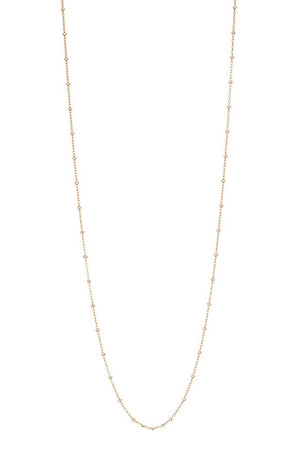 DOT CHAIN LONG NECKLACE by MARA CARRIZO SCALISE