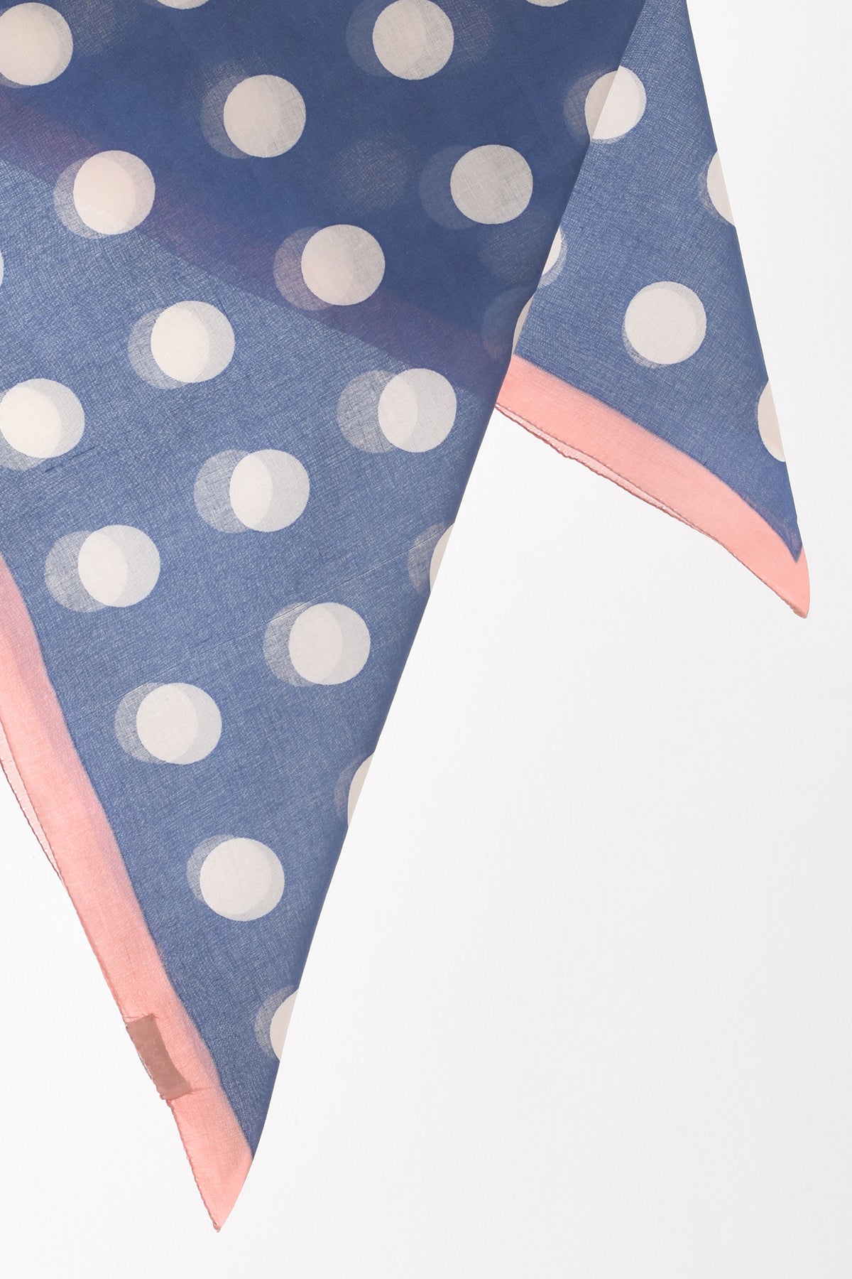   Dotted Scarf by Epice Blue Detail 