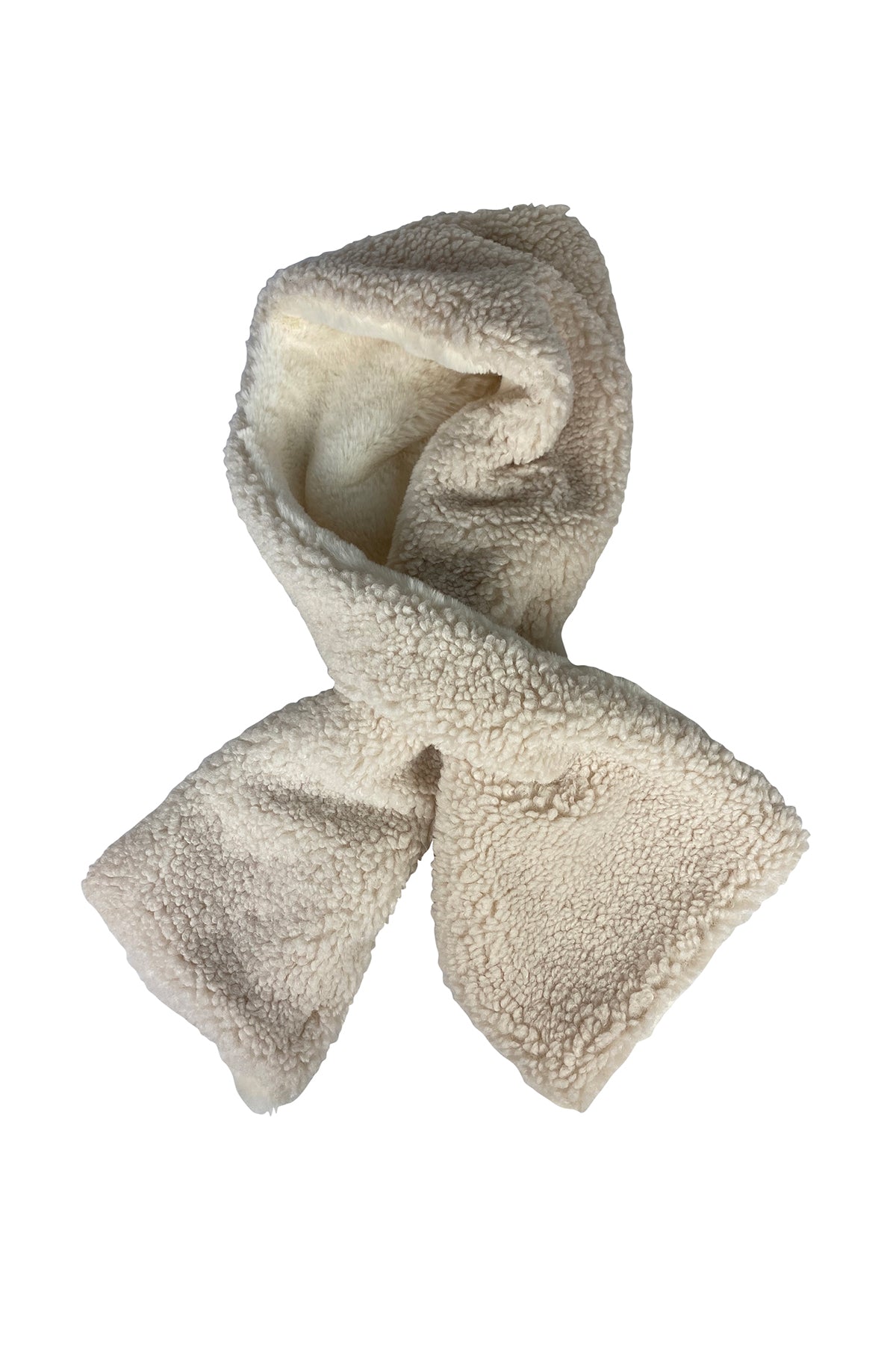 Reversible Sherpa Scarf Ivory-23273830416577