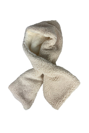 Reversible Sherpa Scarf Ivory