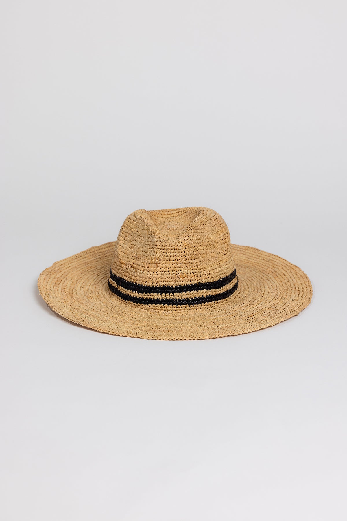 a SADONA RANCHER HAT with a black stripe, by Velvet by Graham & Spencer.-26166337044673