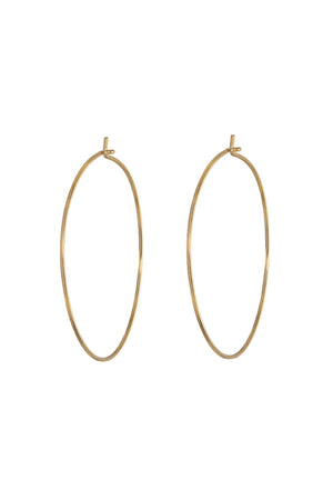 Small Hoop Earrings by Bychari Gold