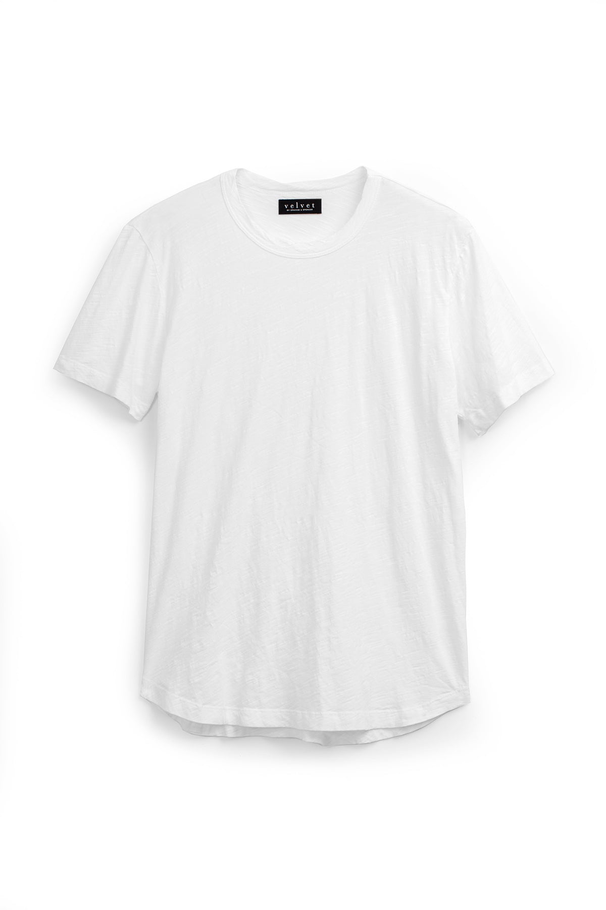 The Velvet by Graham & Spencer AMARO TEE displayed on a white background.-25217534951617