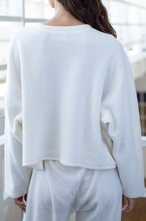 Arissa Sweatshirt Cream Back