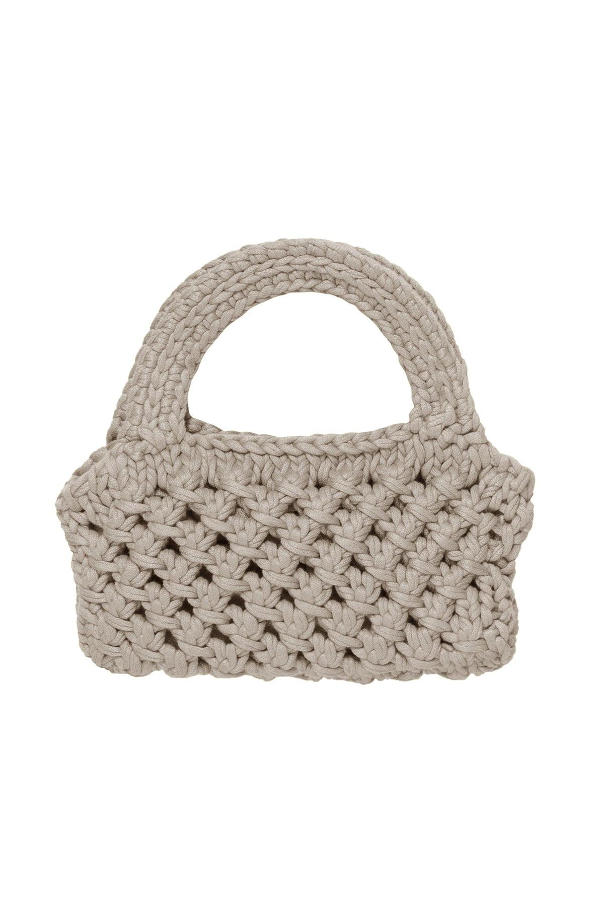   Bennie Crochet Bag in Putty 