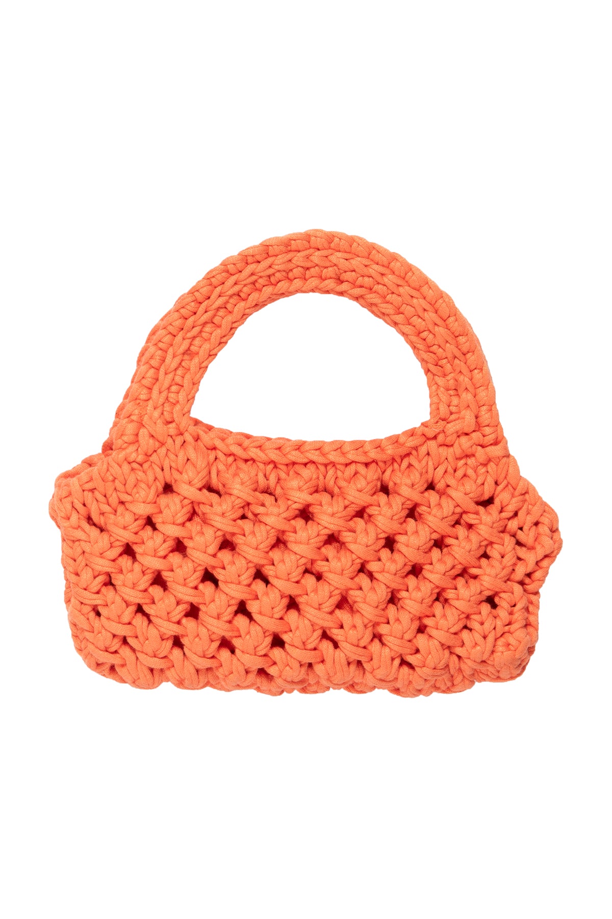 Bennie Crochet Bag in Tangerine Orange-24665045827777