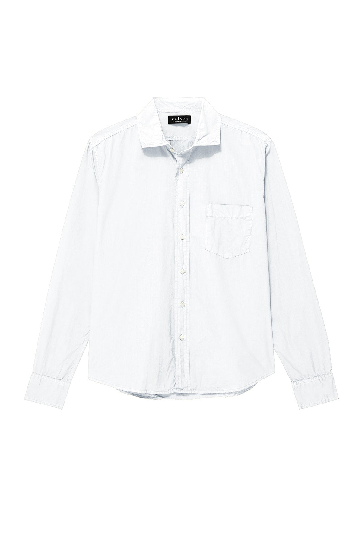 Brooks Button-Up Shirt in white flat-26249638412481