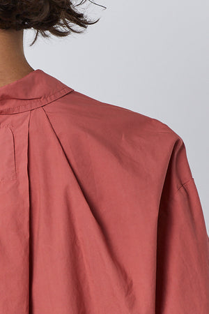 Velvet by Jenny Graham Brea Shirt in cedar back shoulder detail