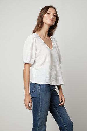 Louisa Top white side & front