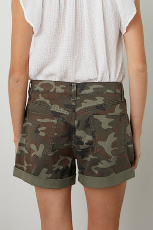 Izabel Short Camo Back Detail