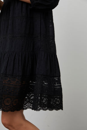 Dorothy Dress Black Lace Detail