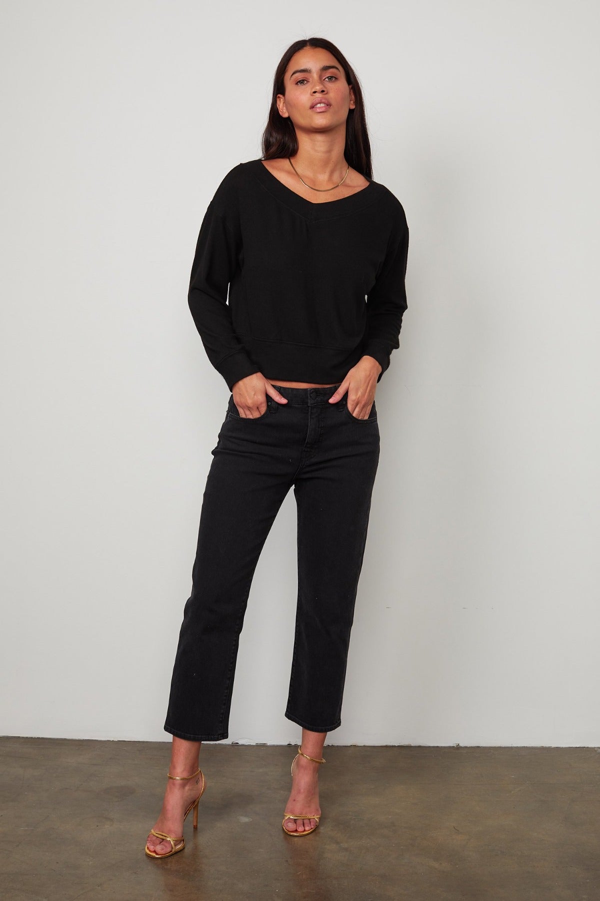   Sloe Sweater Black Victoria Denim Noir 