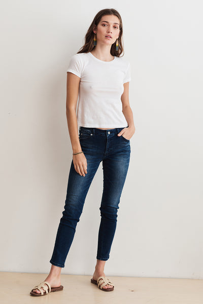 THALIA SKINNY JEAN BY BAYFLOW X VELVET