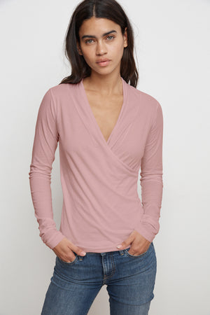 MERI WRAP FRONT FITTED TOP