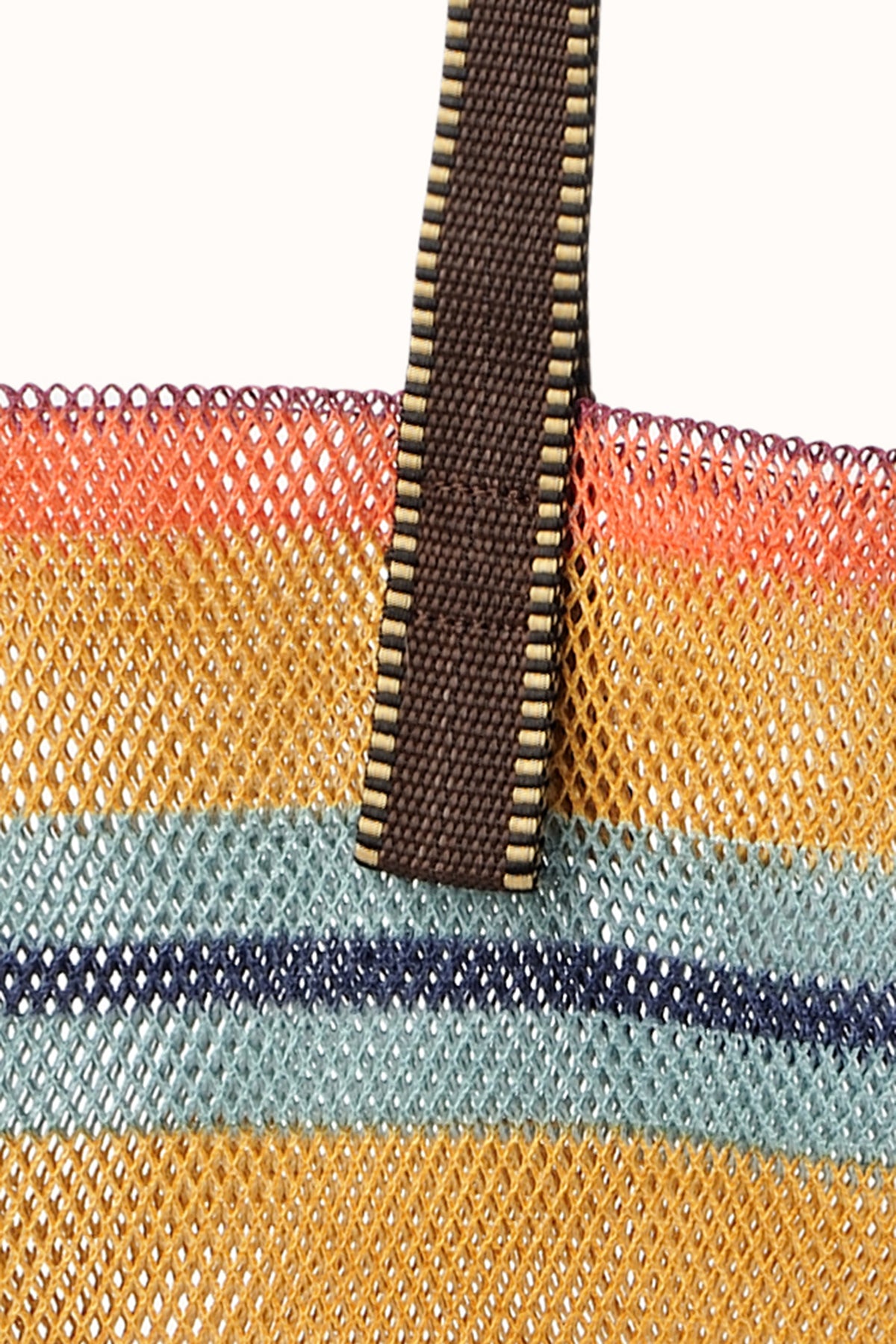   Large Mesh Tote by Epice Mimosa Detail 