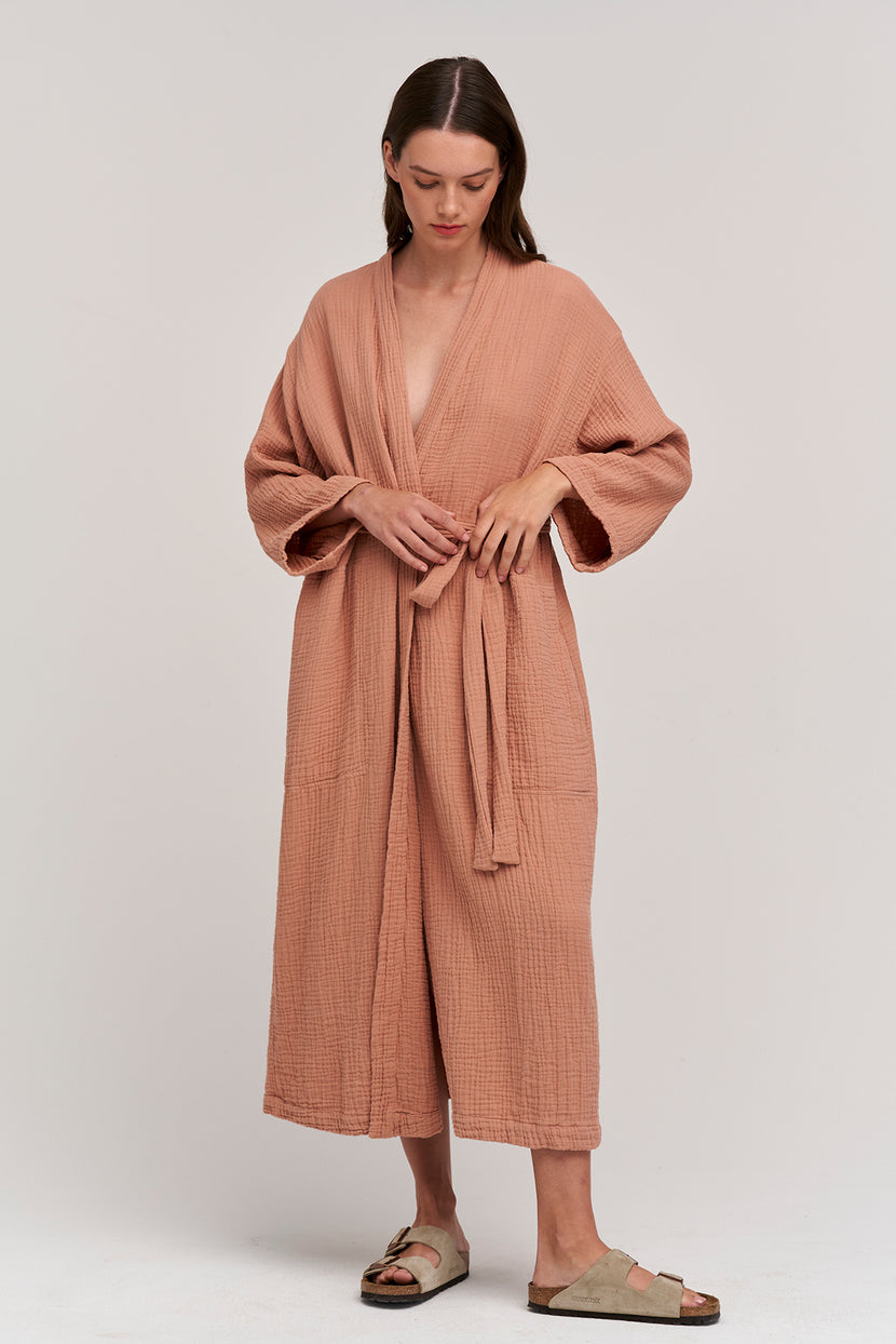 Cotton Robe Posey Front 2