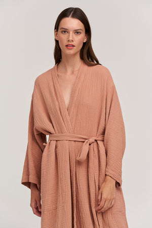 Cotton Robe Posey Front