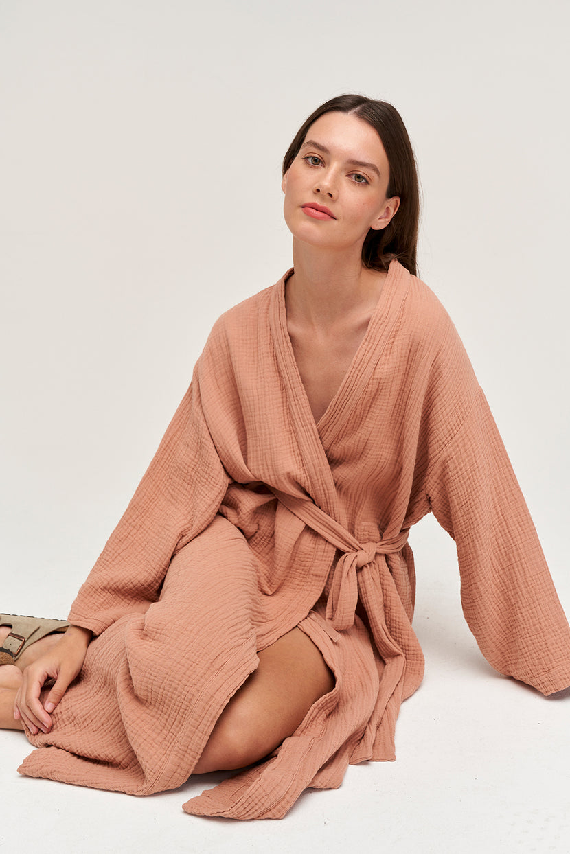 Cotton Robe Posey Front 3