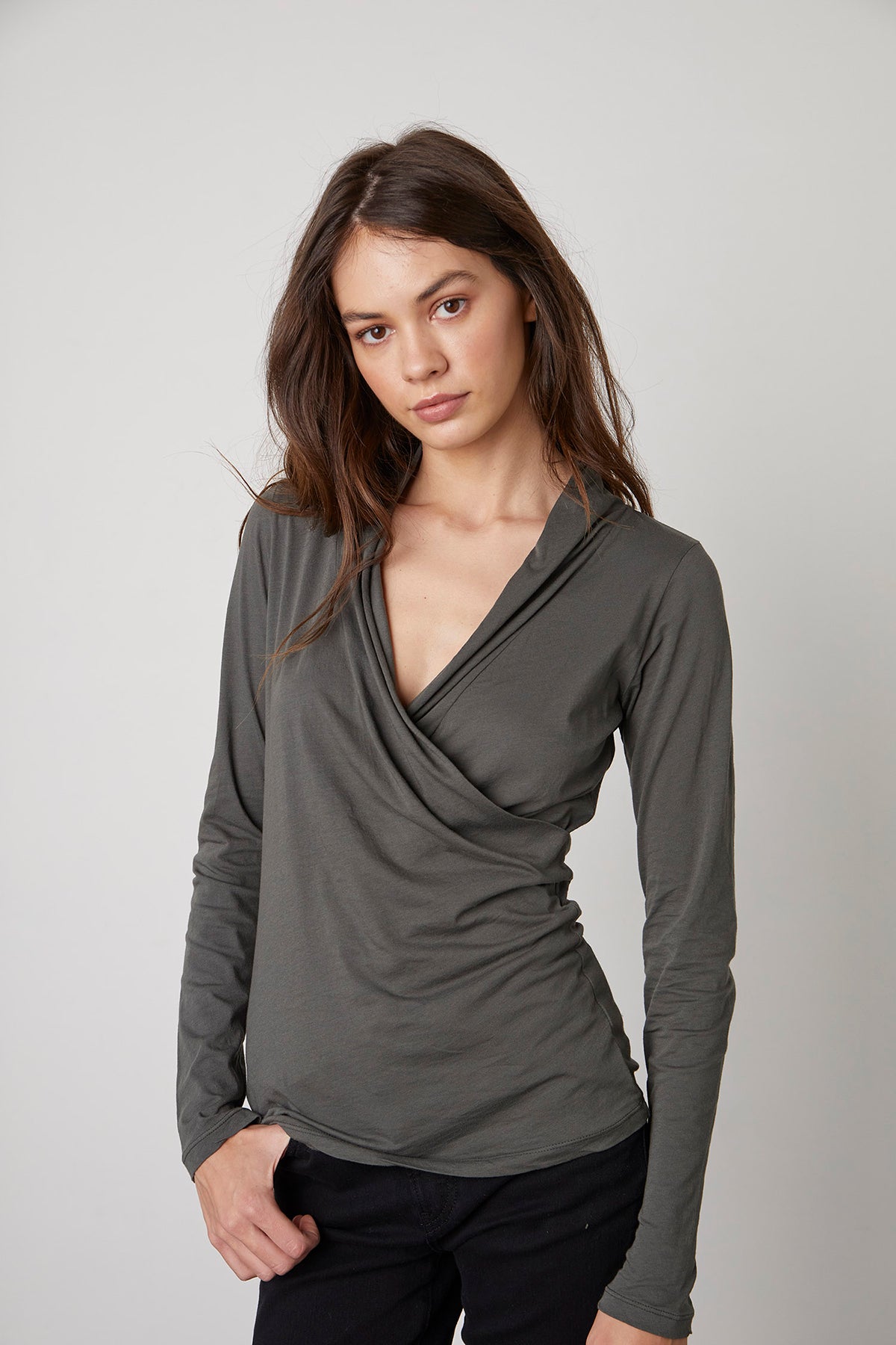   MERI WRAP FRONT FITTED TOP 