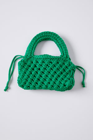 Bennie Crochet Bag in clover
