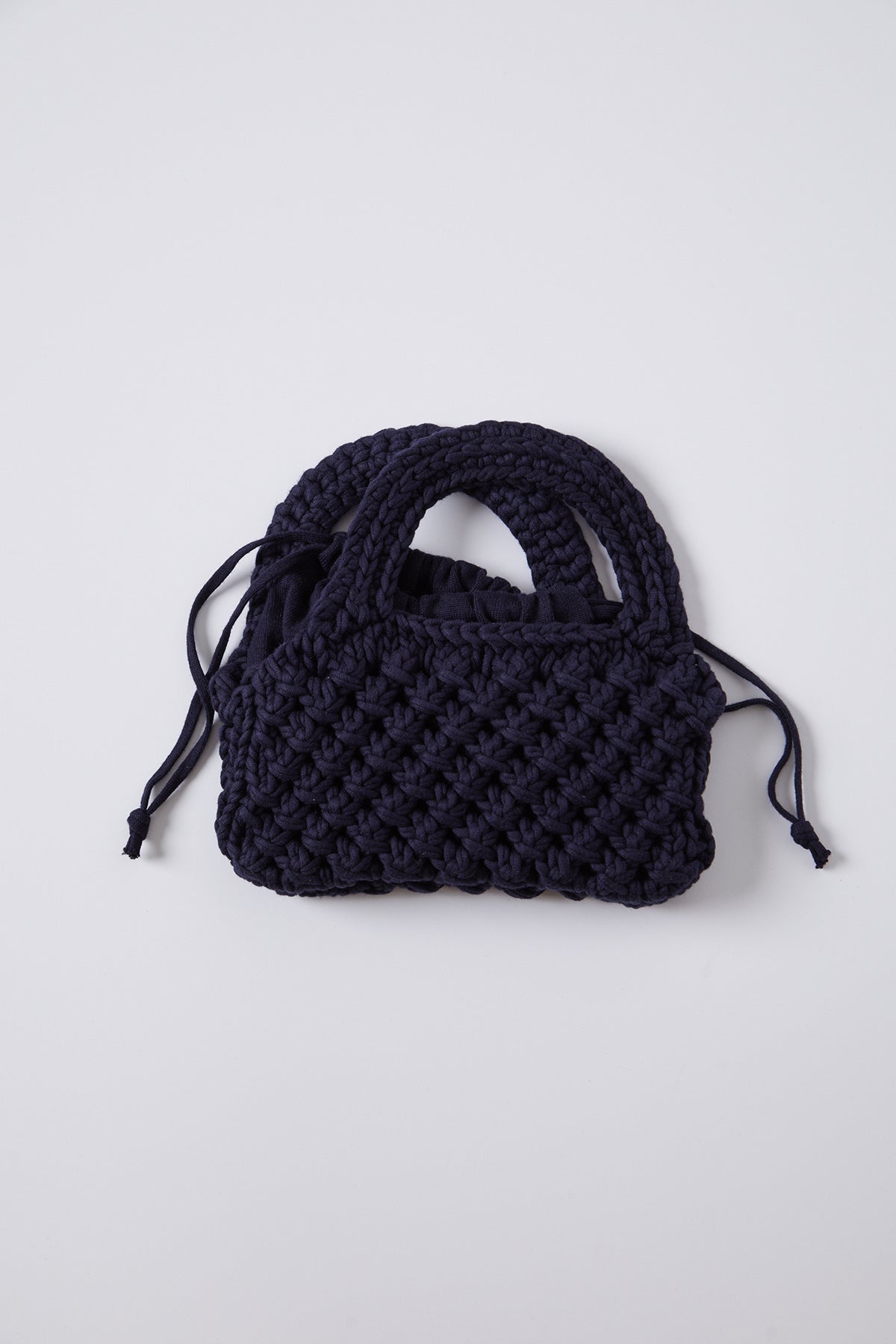 Bennie Crochet Bag in navy-25994891591873
