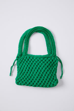 Penny Crochet Bag in clover