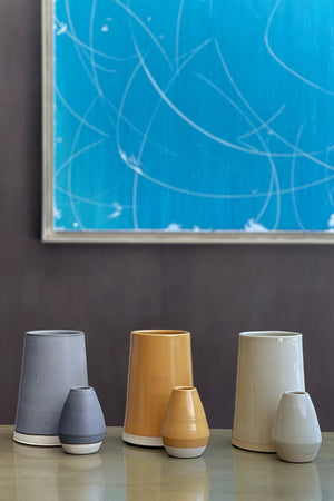 Jenny Graham Ceramic Bud Vases and Ceramic Large Vases